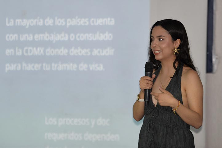 Elizabeth Pérez cursó el semestre pasado en la Universidad Santo Tomás de Santiago de Chile 