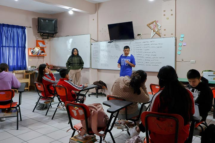 Los jóvenes dijeron que esta experiencia enriquece su formación profesional y personal