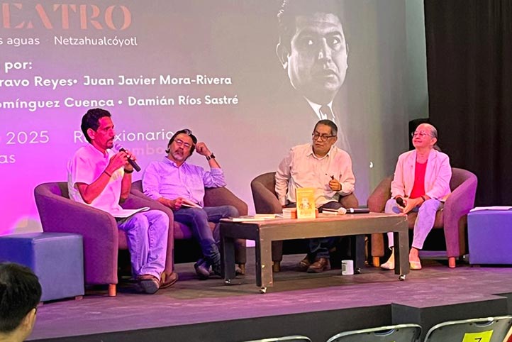 Aspecto de la presentación de Dos pizas de teatro, de Roberto Bravo Garzón 