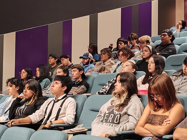 Al evento acudieron estudiantes de la Licenciatura en Arquitectura  