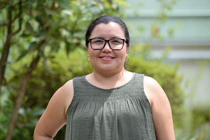 América Isabel Ortiz Carmona, posgraduada de la UV, encontró diferencia de pastoreo del búfalo de agua y la vaca Nelore 