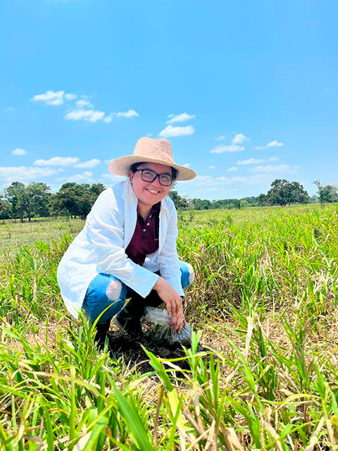 Muestreo de suelos en el rancho ganadero La Llama, Sayula de Alemán 