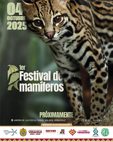 El 1er Festival de Mamíferos se llevará a cabo el 4 de octubre en el Jardín de las Esculturas 