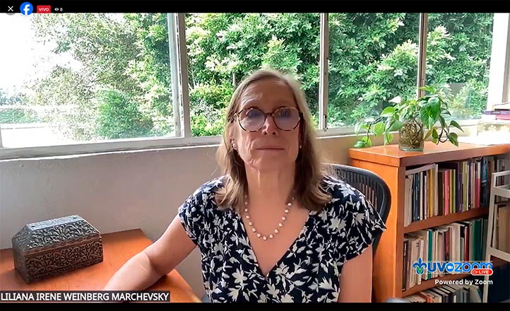 Liliana Weinberg Marchevsky, investigadora del Centro de Investigaciones sobre América Latina y el Caribe de la UNAM 