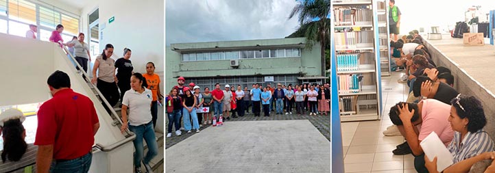 Comunidad universitaria de la región Orizaba-Córdoba acató las indicaciones de desalojo  