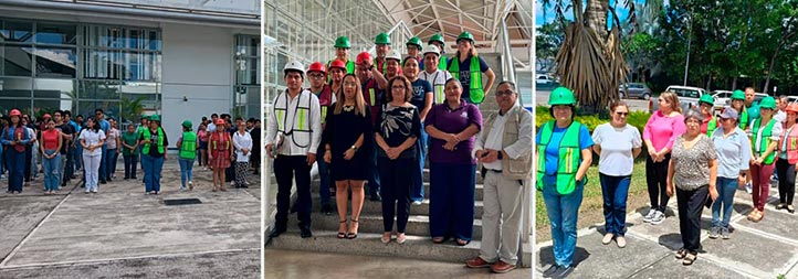 En la región Poza Rica-Tuxpan, la comunidad universitaria desalojó las instalaciones de las diferentes entidades académicas en tiempo, forma y de manera ordenada  