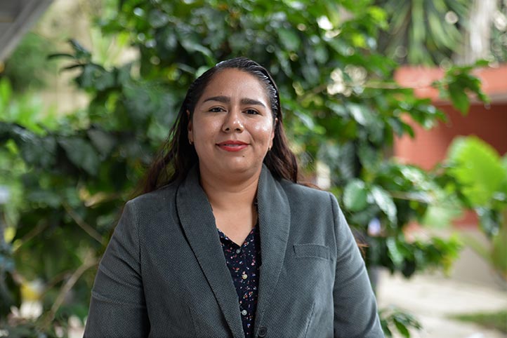 Ángela Callejas Utrera, alumna del Doctorado en Ciencias Agropecuarias de la Facultad de Ciencias Agrícolas 