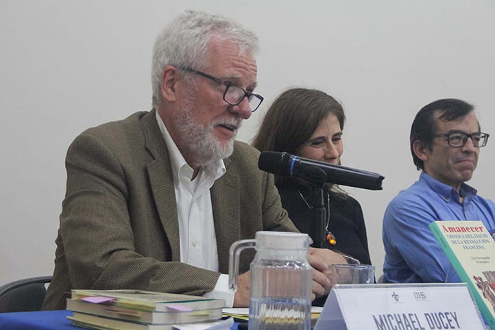 Michael Ducey recordó la madurez intelectual del autor y su manera de integrar la historia social con el análisis del espacio y del tiempo
