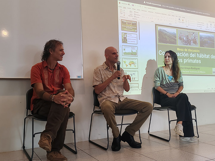 La mesa de discusión fue moderada por Filippo Aureli 