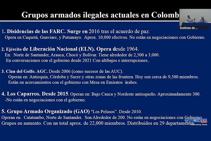 Desglose de apenas cinco de los muchos grupos delincuenciales que operan en Colombia 