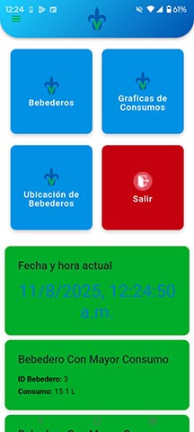El sistema consiste en un sensor conectado a una placa de desarrollo que envía información a una base de datos, la cual posteriormente puede visualizarse en una aplicación móvil 