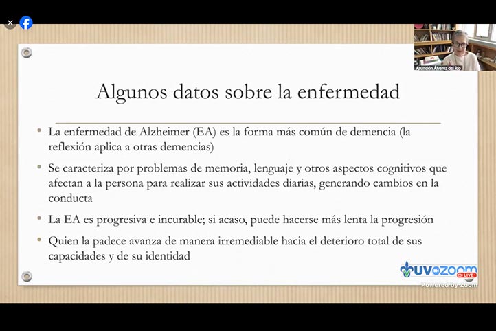 En la charla se reflexionó sobre los dilemas éticos y médicos que enfrentan las personas diagnosticadas con Alzheimer  