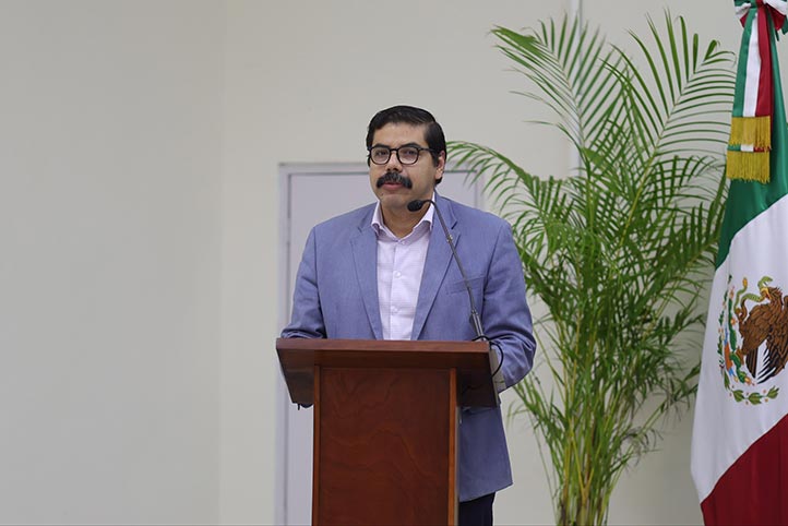 El secretario académico, Arturo Aguilar Ye subrayó la importancia del diálogo como base para la planeación estratégica de la institución 