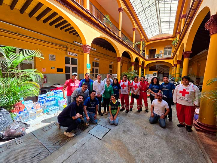 Voluntarias y voluntarios de la comunidad universitaria se sumaron al llamado de apoyo 