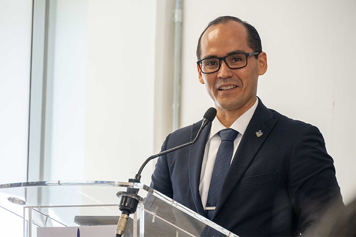 Arturo Miguel Chípuli, director del IIJ, dio la bienvenida al encuentro y dijo que se realiza en el marco del Día Internacional para la Erradicación de la Violencia contra las Mujeres 