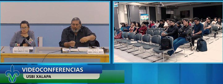 Omar Esparza Zárate, de MAIZ, estuvo a cargo de la conferencia inaugural