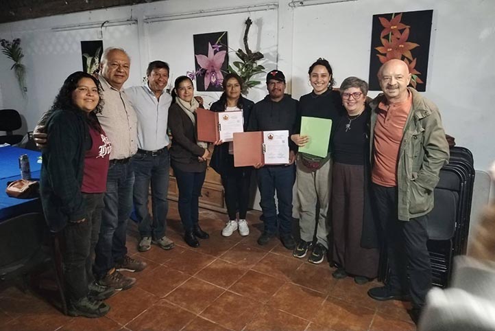 En el marco del evento, siete personas recibieron su distinción como productores agroecológicos o en transición