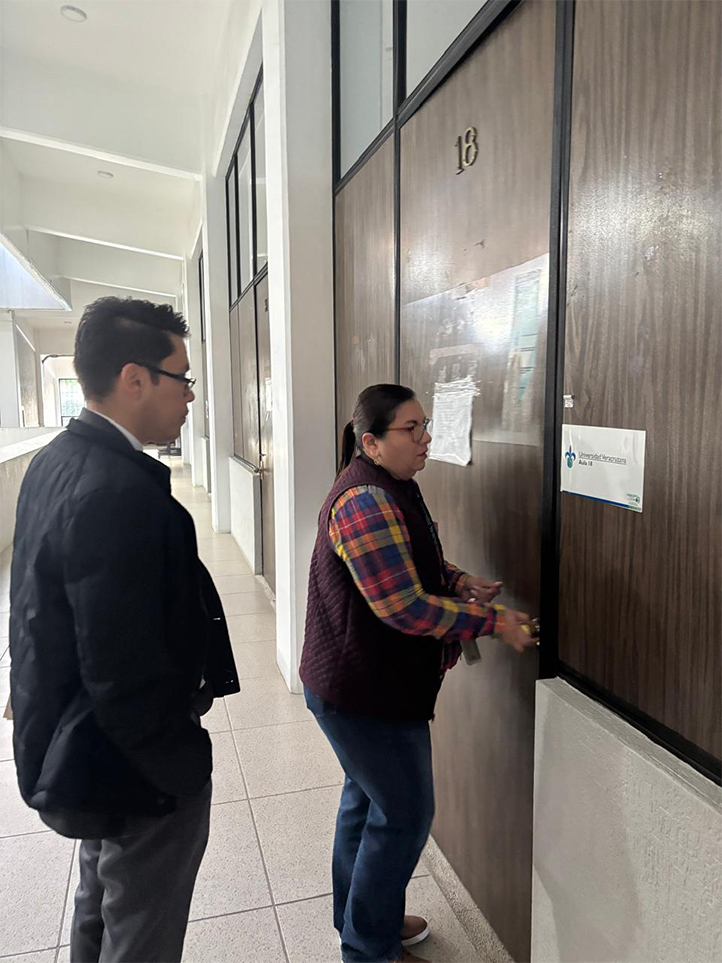 Autoridades universitarias verificaron aulas y espacios académicos