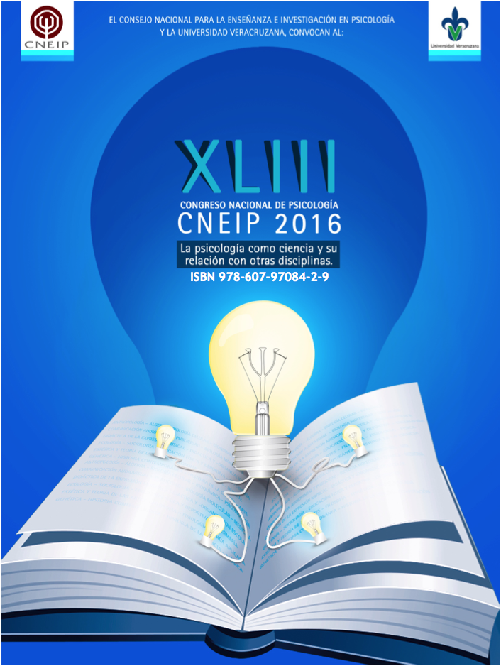 Memorias del XLIII Congreso Nacional de Psicología CNEIP 2016