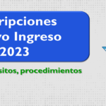 Imagen Inscripciones Nuevo Ingreso 2023