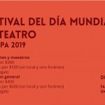 Imagen Festival del Día Mundial del Teatro 2019