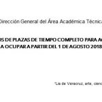 Imagen Resultados de Plaza de Tiempo Completo para Académicos a Ocupar a Partir del 1 de Agosto del 2018