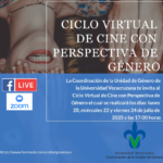 Imagen Ciclo Virtual de Cine con Perspectiva de Género