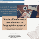 Imagen ProFA «Redacción de textos académicos con lenguaje incluyente»