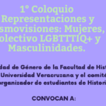Imagen 1° Coloquio Representaciones y cosmovisiones