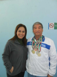 Con Maribel Barradas, titular de la DADUV