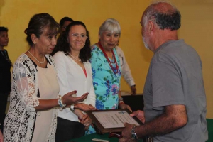 Irma Zamora y Leticia Rodríguez presidieron la ceremonia