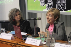 Liliana Calatayud y Alma Delia Viveros