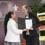 Sara Ladrón de Guevara con Francisco Beverido Duhalt