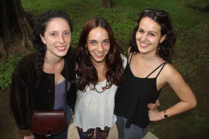 Juliette Chambaud, Justine Vitellini y Louise Lachavanne