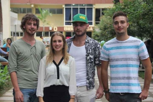 Jesse King, Anneke Shröder, Johannes Tonio Alt y Nils Weichbrodt