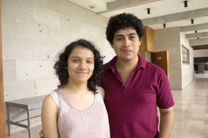 Stephanie Celis y Uziel Núñez