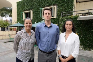 Andrea León, David Lynch y Citlali Aguilera, integrantes del programa