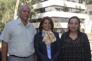 Francisco García, Blandina Bernal y María Rovirosa