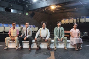 Freddy Palomec, Benjamín Castro, Raúl Santamaría, Raúl Pozos y Gema Muñoz