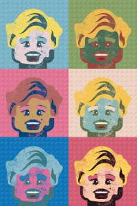 Las imágenes tienen como tema común los bloques Lego