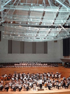 El recinto fue sometido a prueba con la audición Calibrando la sala