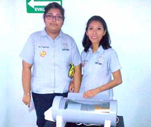 Tubo de rayos X, por Rosa Zeferino y Karen Quintana