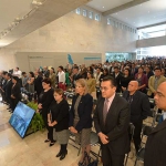 Se guardó un minuto de silencio en honor a Rafael Olvera Carrascosa