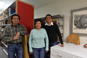 Aristeo Marín, Cruz Victoria Villegas y Aarón David Hernández
