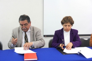 Gabriel Riande y Yolanda Méndez firmaron acuerdo de colaboración