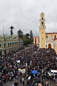 Los universitarios exigieron el pago de los pendientes financieros a la institución