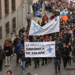 Los grupos artísticos también alzaron su voz