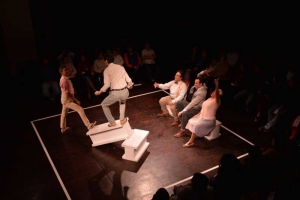 La obra se presentó en el Teatro “Ignacio de la Llave”