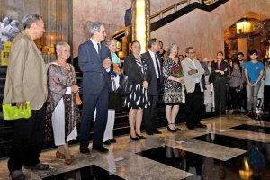 Sara Ladrón de Guevara acudió a la ceremonia en la Ciudad de México