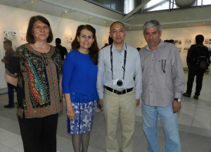 Ana Lilia Saldaña, Martha Castro, Ryuichi Yahagi y Juan Carlos Reyes